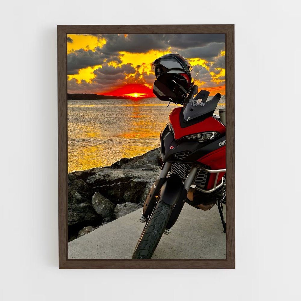 Poster Horizon Échappée – affiche Ducati (vue 5)